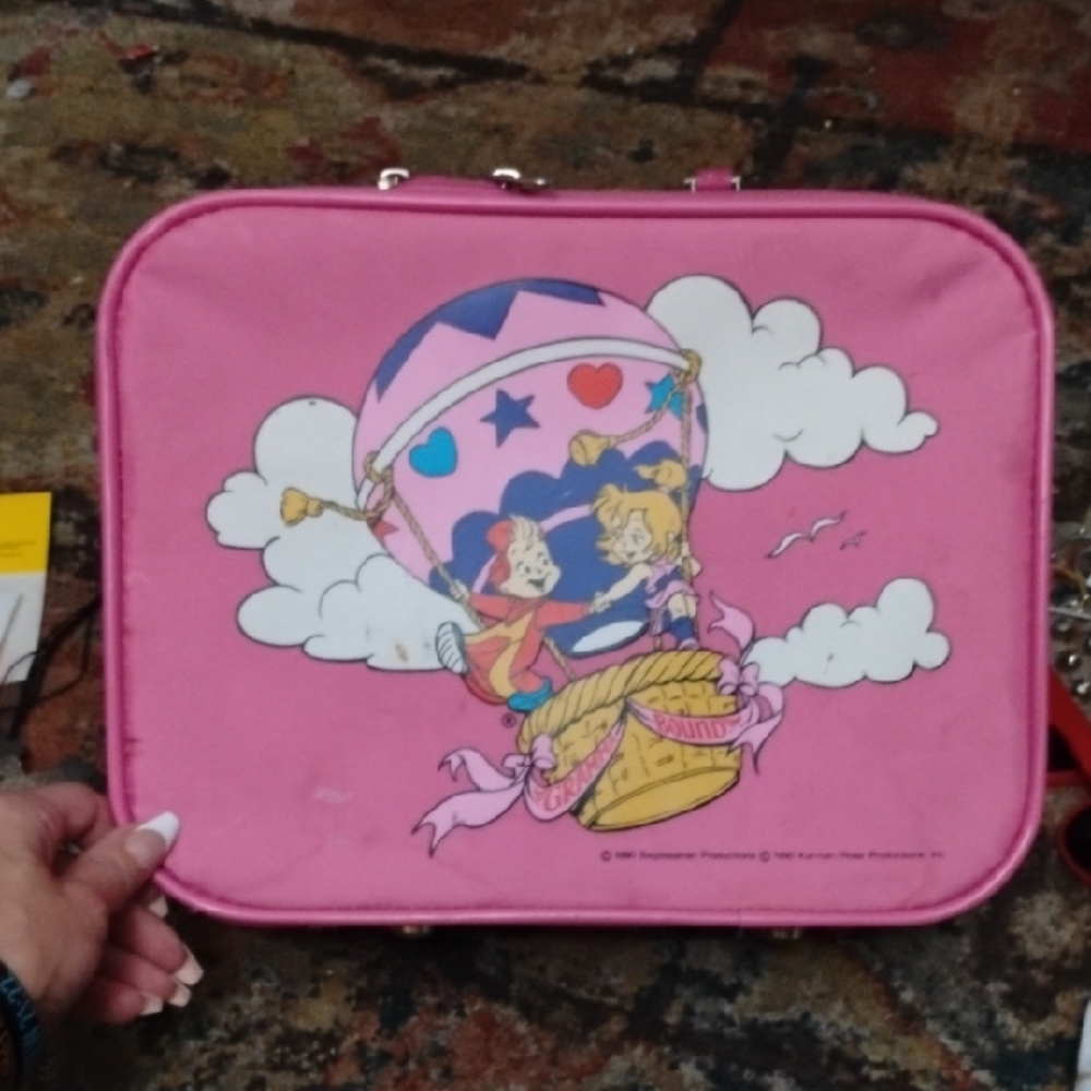 Pink Kids Cartoon Balloon Bag